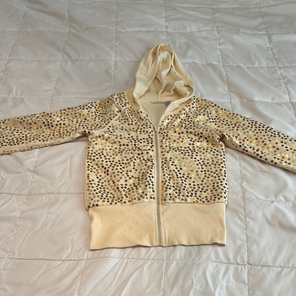 Mary-kate and Ashley gold sparkly sweater